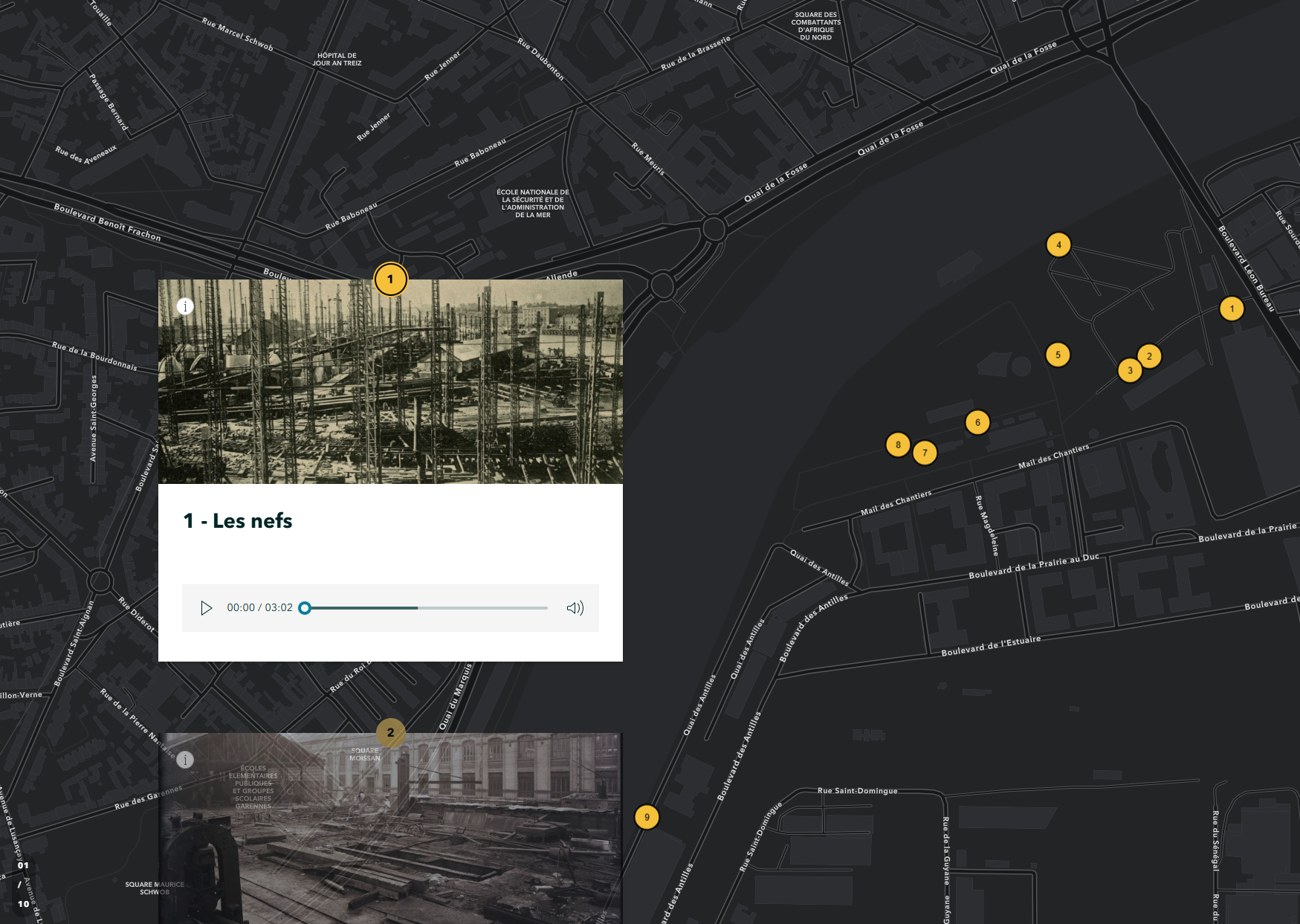 Identité visuelle pour le projet À l'écoute des chantiers.